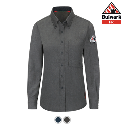 camisa mujer ignifuga Bulwark FR en HIMA