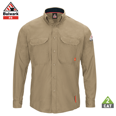 Camisa Hombre ignífuga Bulwark FR QS50