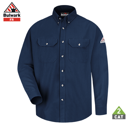 Camisa Hombre Ignífuga Bulwark FR SMU2